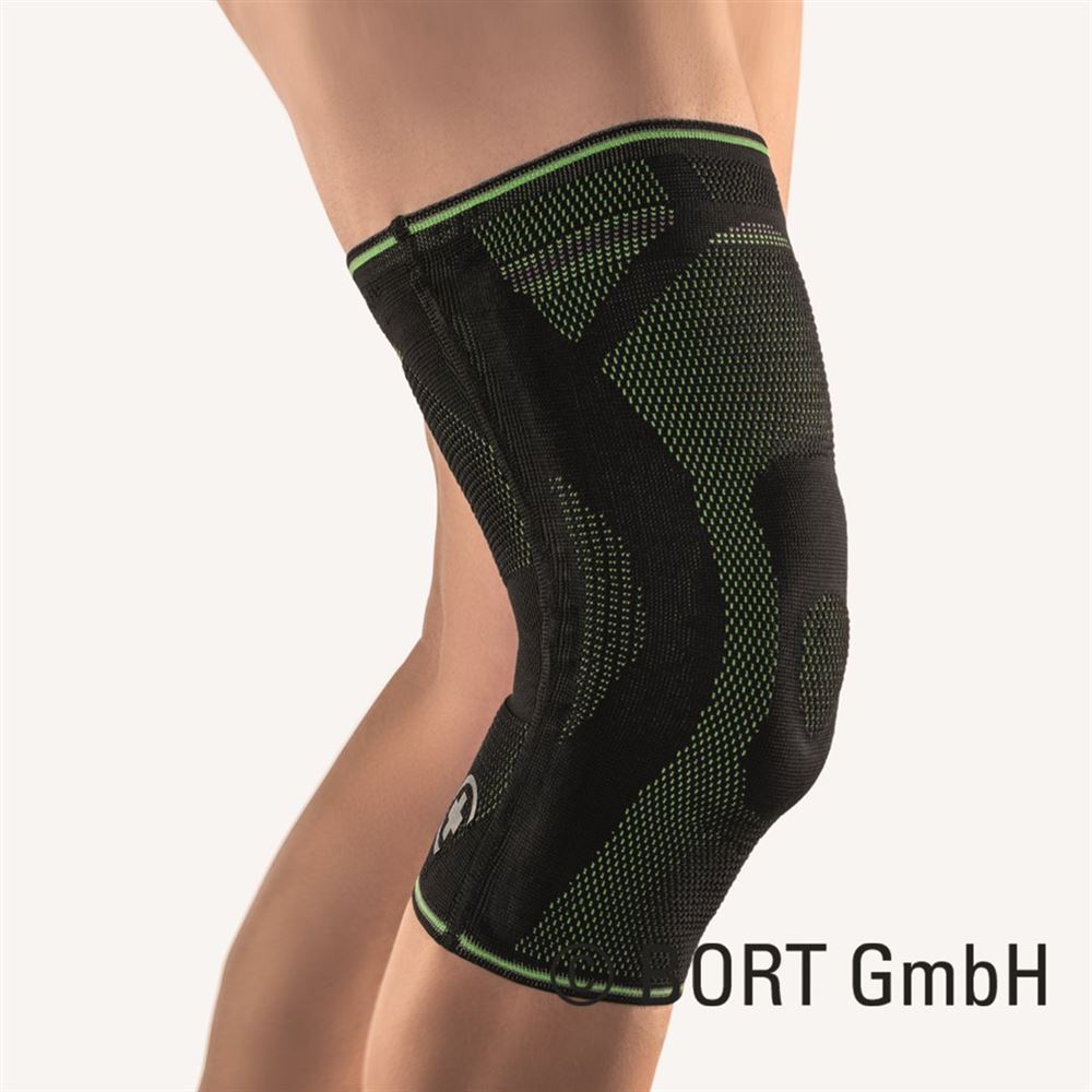 Bort StabiloGen Sport Kniebandage 4+ schwarz/grün