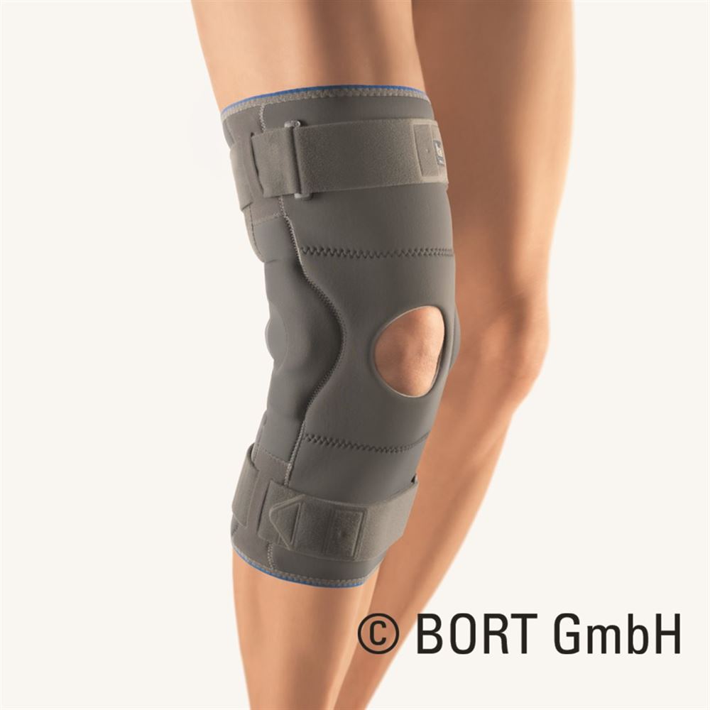 Bort StabiloPro Kniebandage Gelenk Gr5+ grau