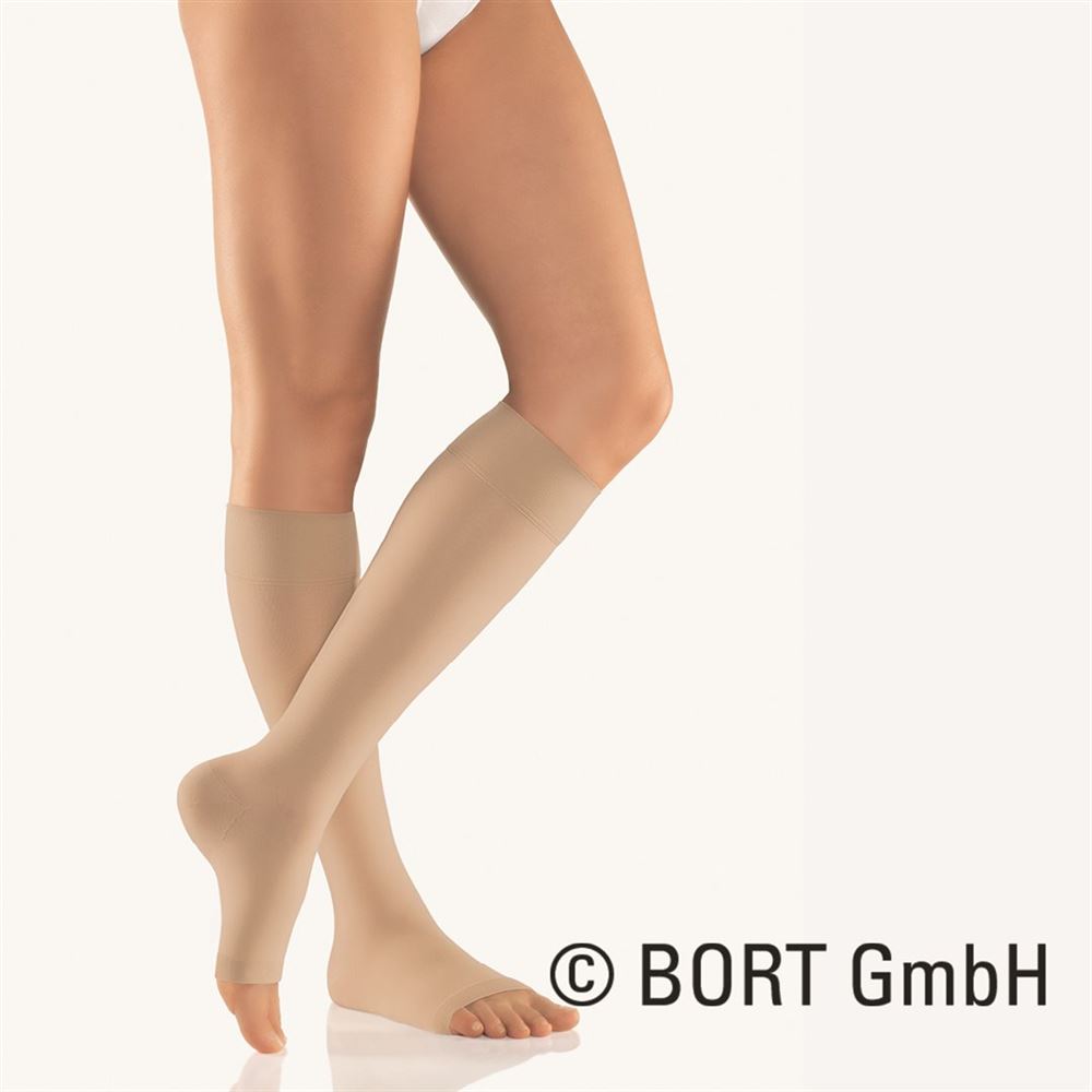 Bort Trend AD Kkl2 4 offene Spitze normal beige Trikotrand 1 Paar