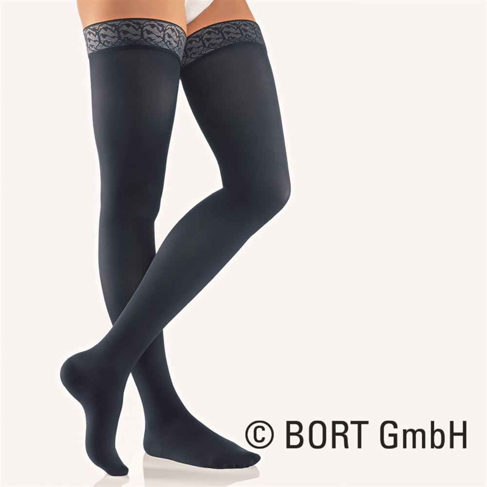 Bort Trend AG Ccl2 IV punta chiusa normale blu marino fascia fantasia 1 paio