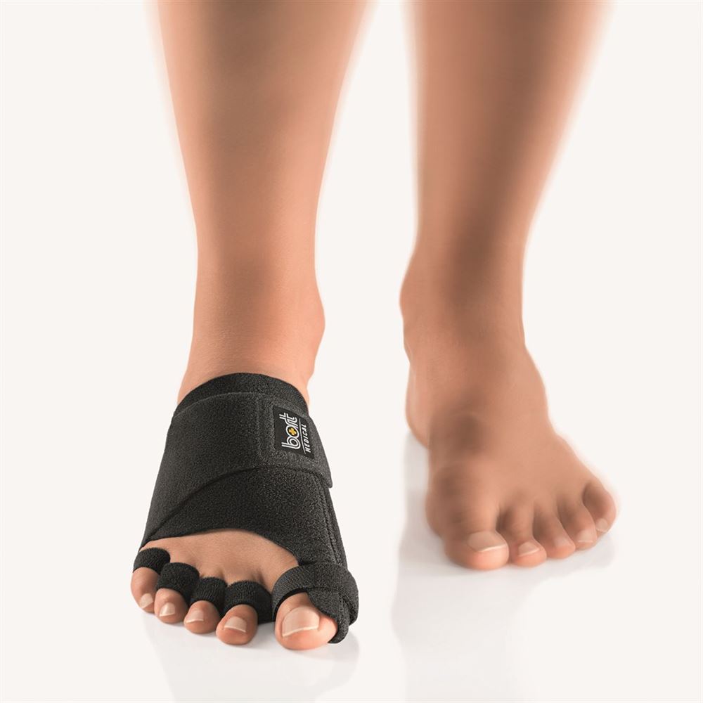 Bort Valco Soft Hallux-Valgus-Schiene M links schwarz