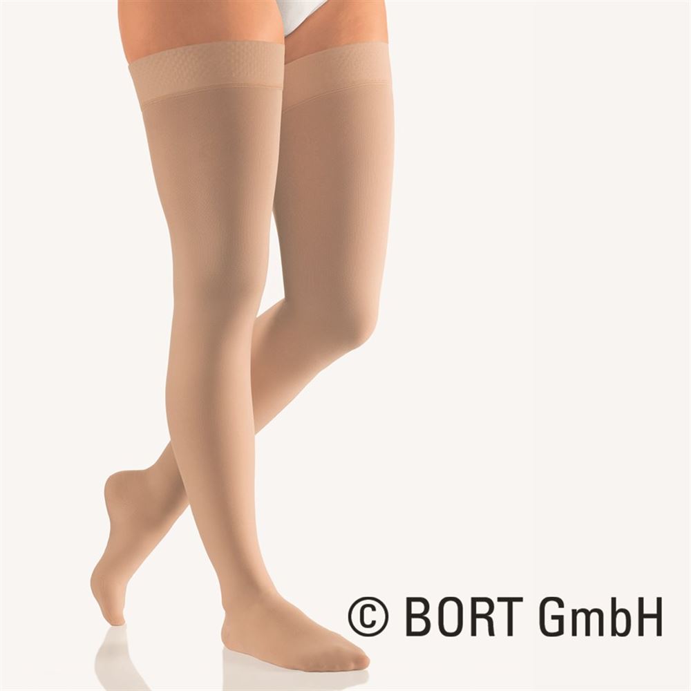 Bort Vital AG Kkl2 5 geschlossene Spitze normal karamell Noppenhaftband 1 Paar