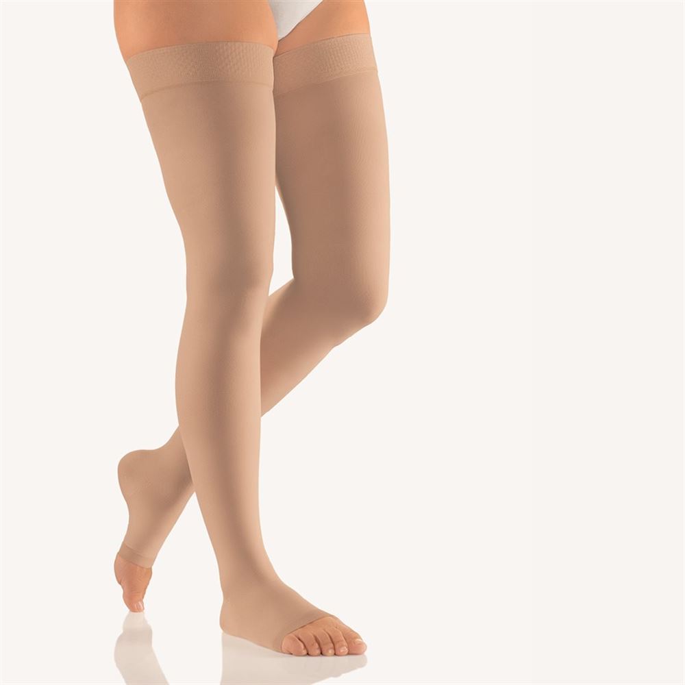 Bort Vital AG Kkl2 7 offene Spitze weit-normal karamell Noppenhaftband 1 Paar