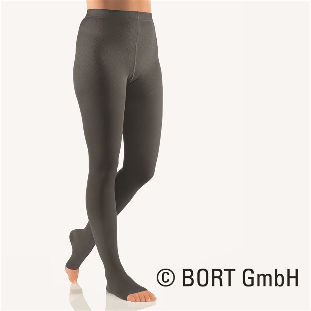 Bort Vital ATM Kkl2 5 offene Spitze normal anthrazit Schwangerschaftsleibteil