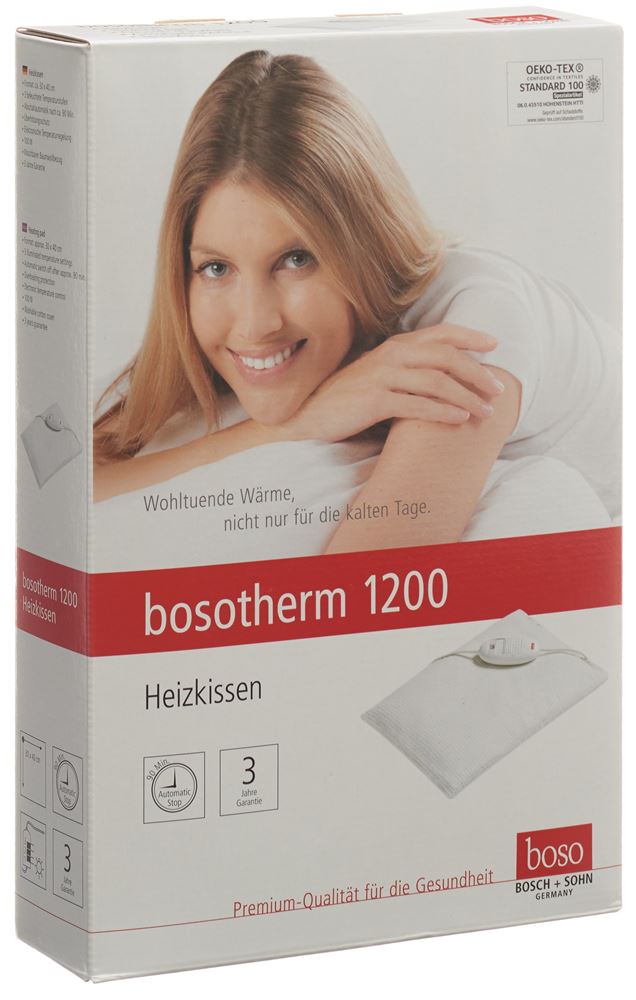 Boso Bosotherm 1200 Heizkissen | Wärmen | Schmerzen & Fieber | Premium Qualität