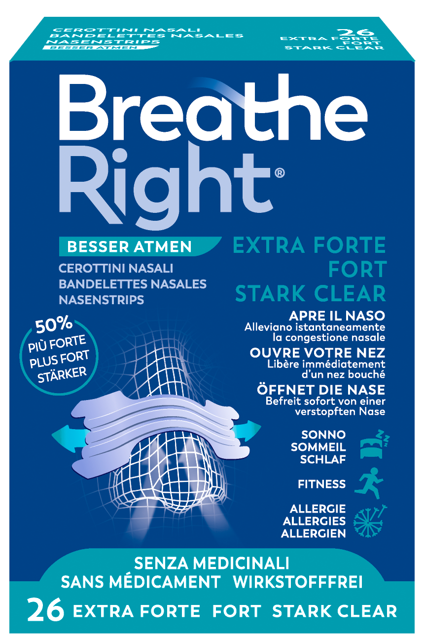 Image of Breathe Right Nasenpflaster Extra Strenght Clear 26 Stk