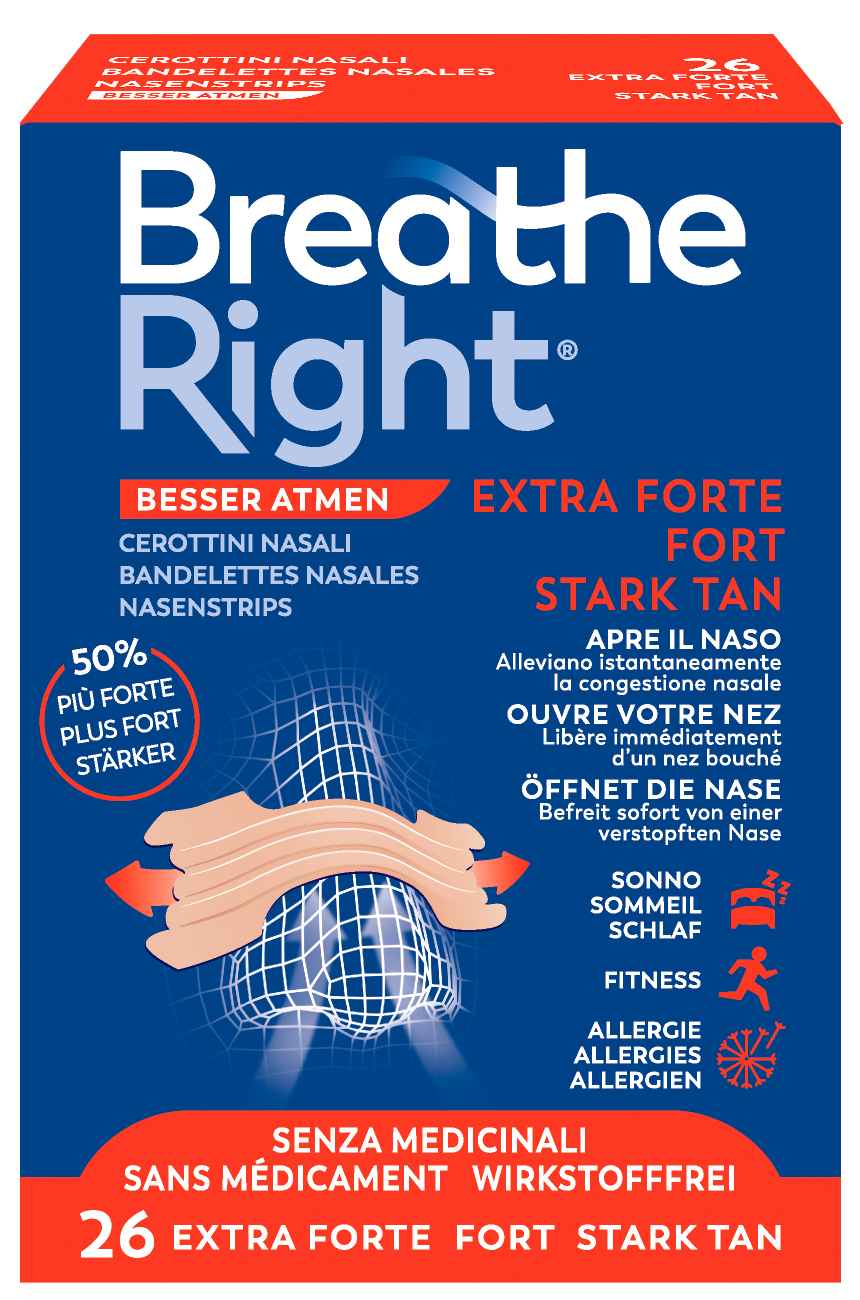 Image of Breathe Right Nasenpflaster Extra Strenght TAN 26 Stk