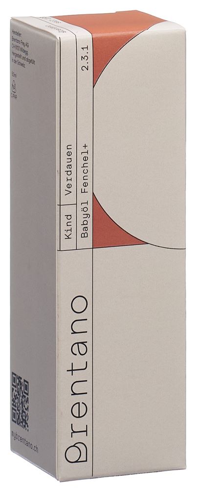 Image of Brentano Babyöl Fenchel+ Pip Fl 50 ml
