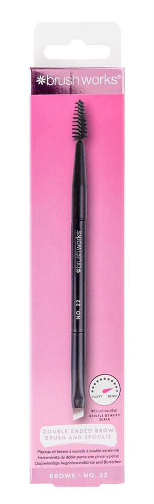 Brushworks Double Ended Brow Brush and Spoolie No. 22 Box