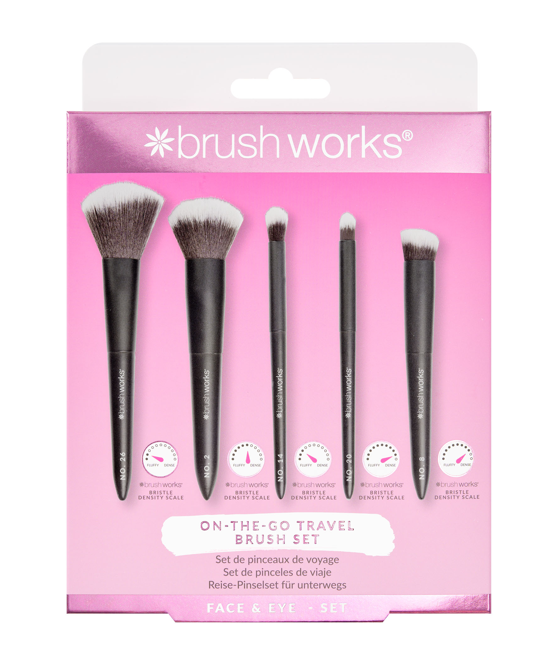 Brushworks On-The-Go Travel Makeup Brush Set