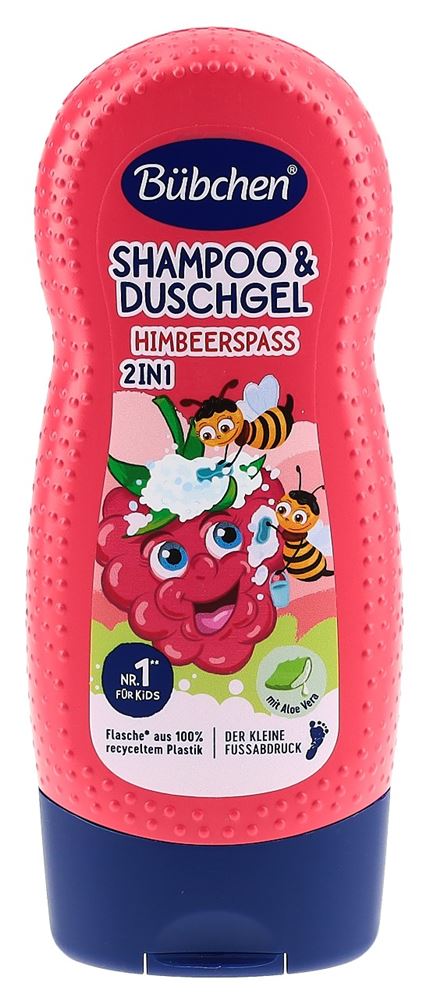 Image of Bübchen Kids 2 in 1 Himbeerspass Fl 230 ml