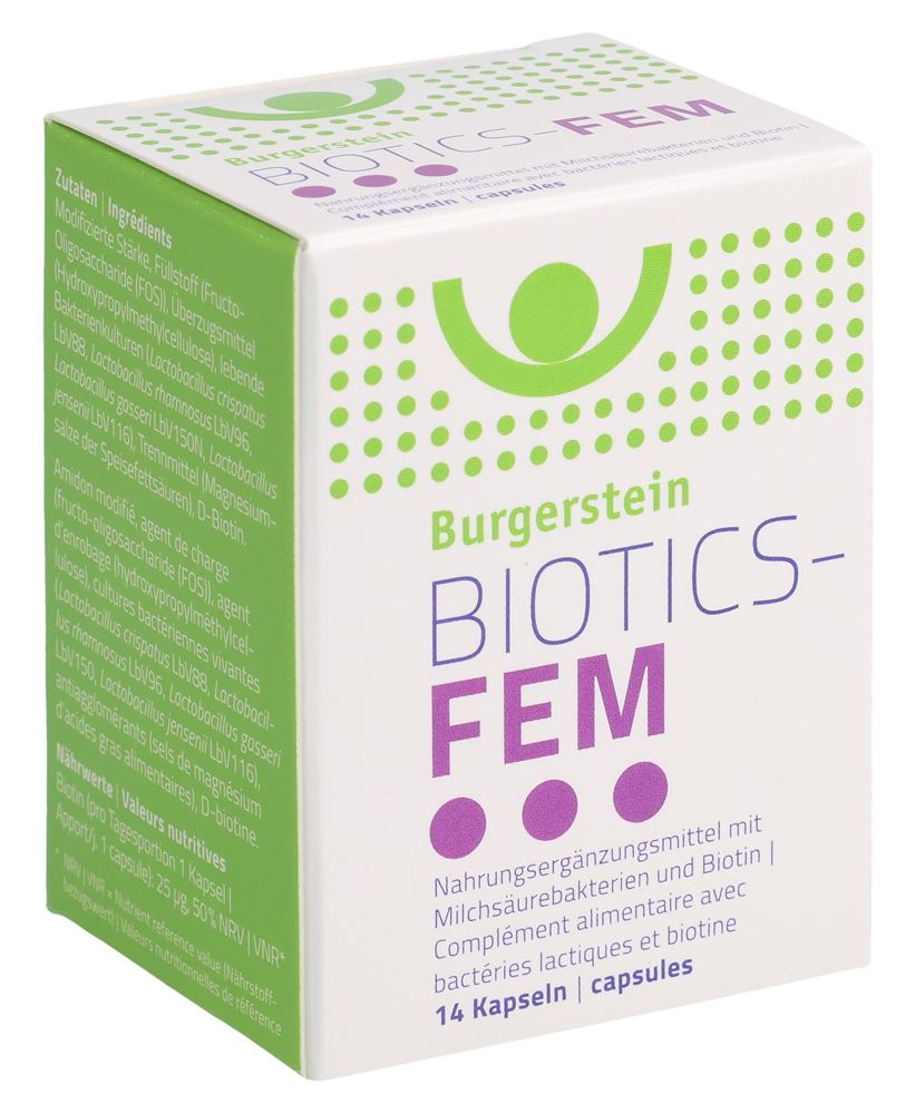 Burgerstein Biotics-FEM Kaps 14 Stk