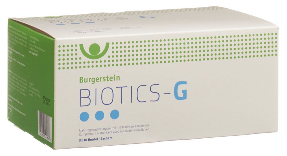 Burgerstein Biotics-G pdr 3 x 30 pce