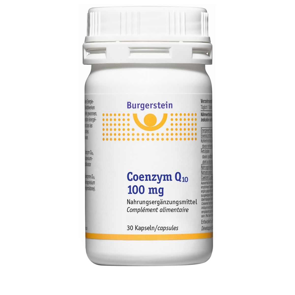 Burgerstein Coenzyme Q10 caps 100 mg bte 30 pce