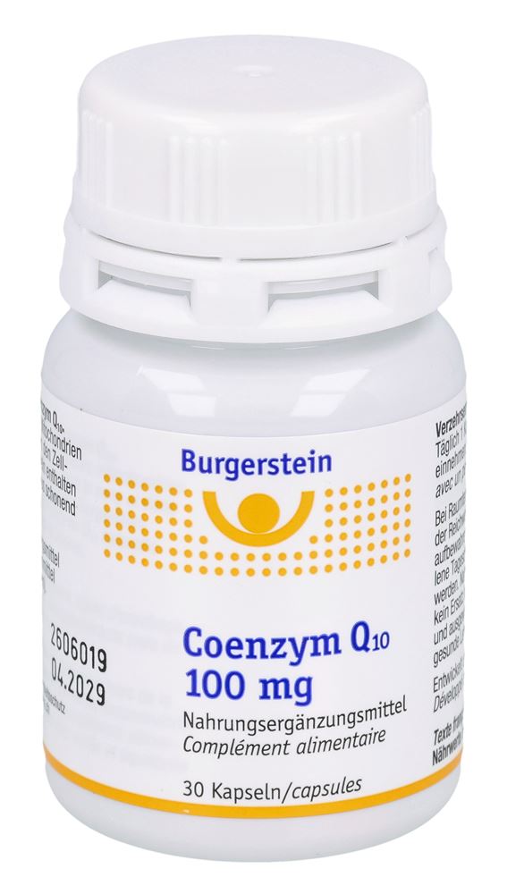 Burgerstein Coenzym Q10 Kaps 100 mg Ds 30 Stk