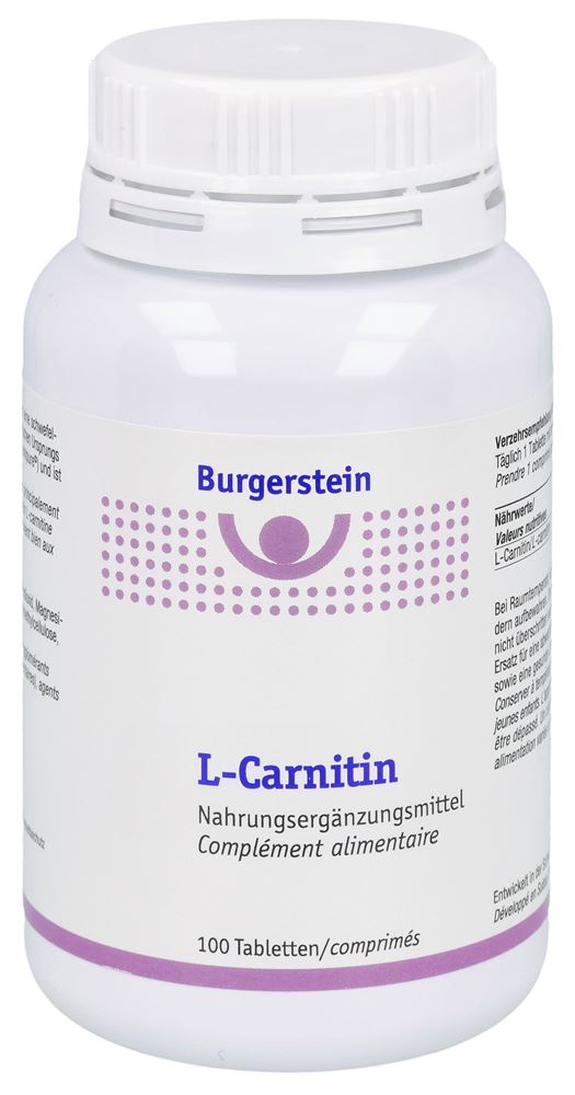 Burgerstein L-Carnitin Tabl Ds 100 Stk