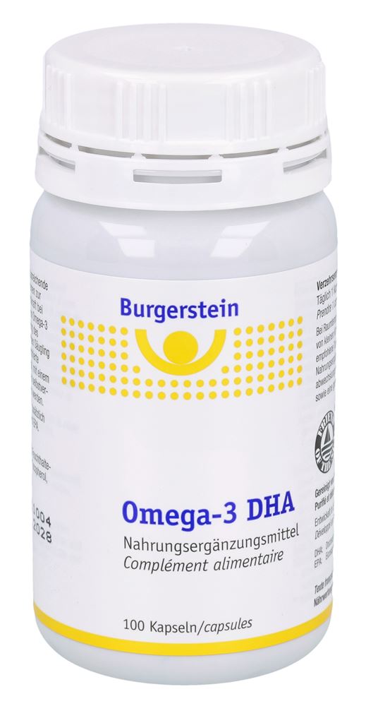 Burgerstein Omega-3 DHA Weichkaps Ds 100 Stk