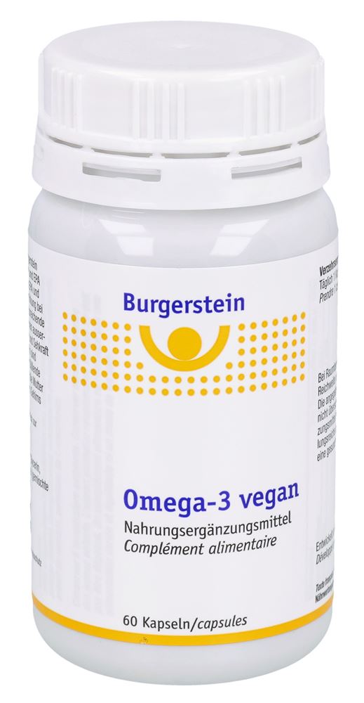 Burgerstein Omega-3 caps vegan bte 60 pce
