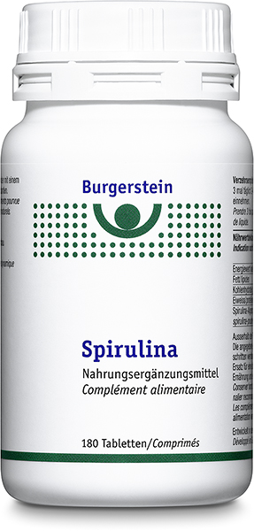 Burgerstein Spirulina Tabl Ds 180 Stk | Nahrungsergänzungsmittel