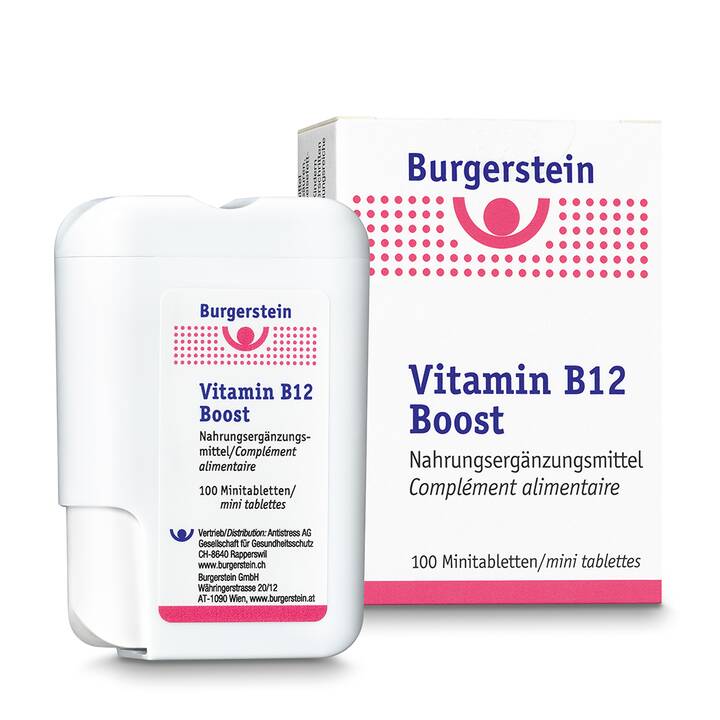 Burgerstein Vitamin B12 Boost Minitabletten 100 Stk | Nahrungsergänzungsmittel