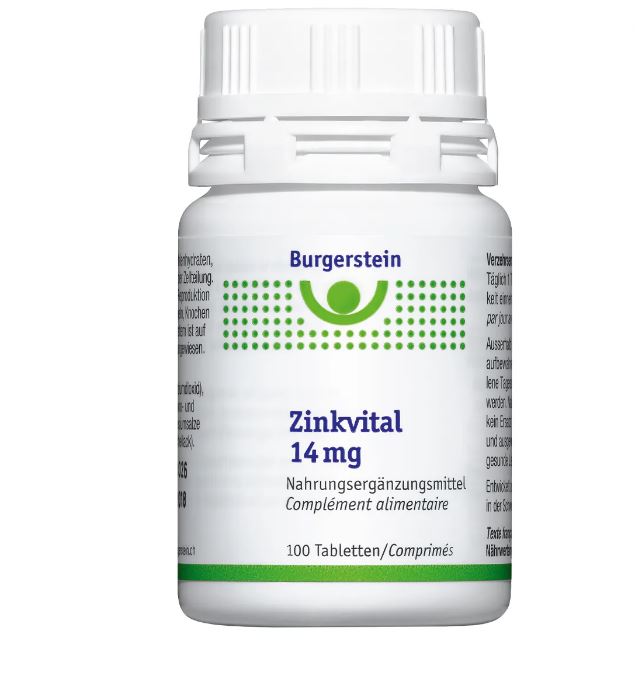 Burgerstein Zinkvital compresse 14 mg conf. 100 pz