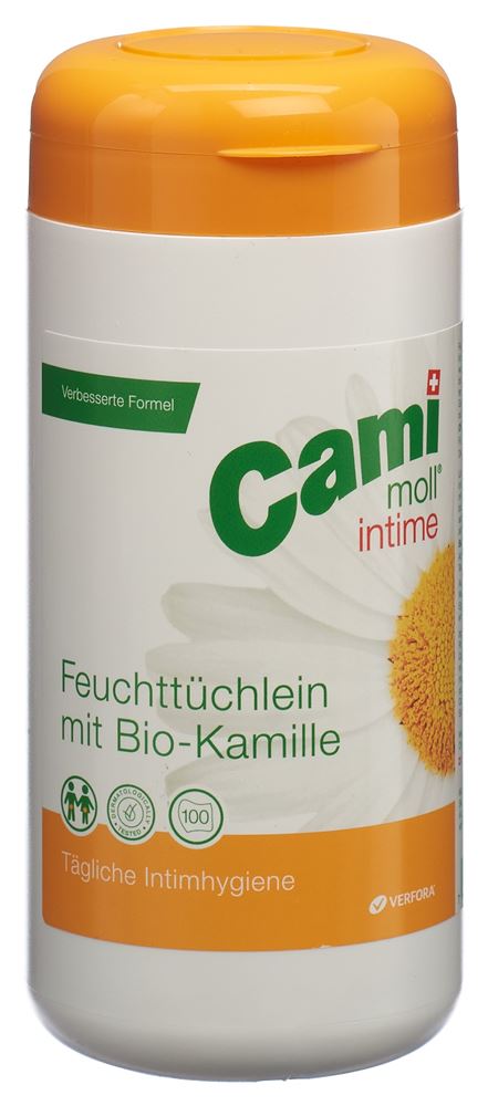 cami moll intime serviettes humides nouvelle formule bte 100 pce