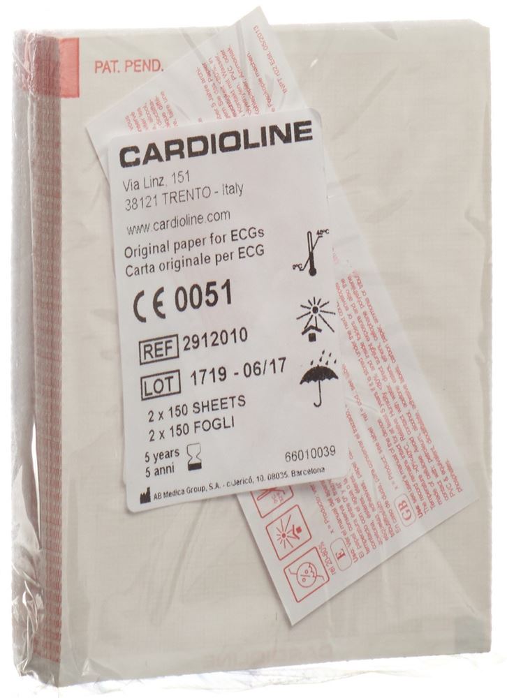 Image of Cardioline Reg Faltpapier ar 1200 30mx120mm