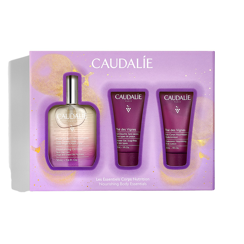 Image of Caudalie Coffret Noël24 Huile Nourissant 3 Stk