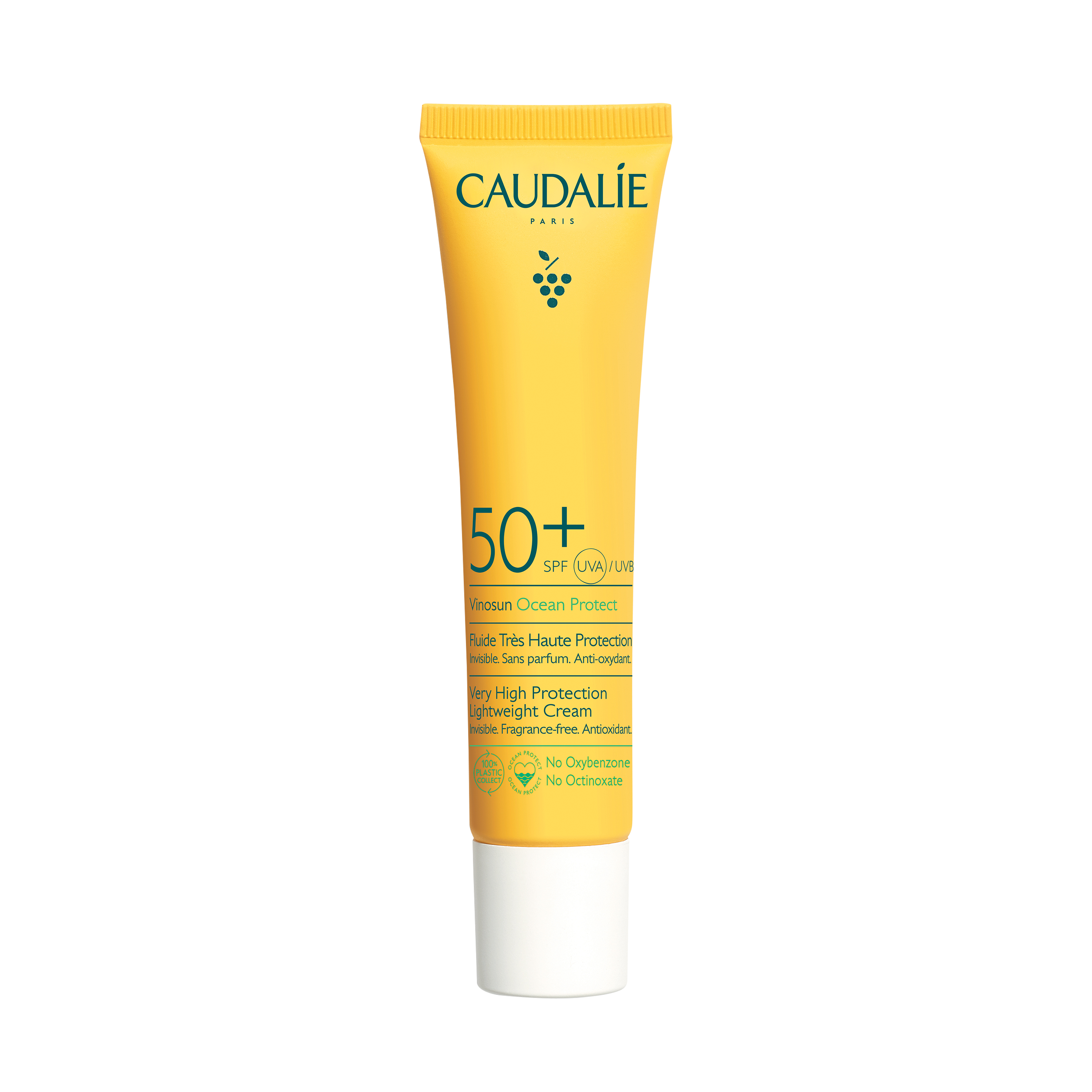 Image of Caudalie Solaires Vinosun Fluide Protecting Sun Protection Factor 50 + 40 ml