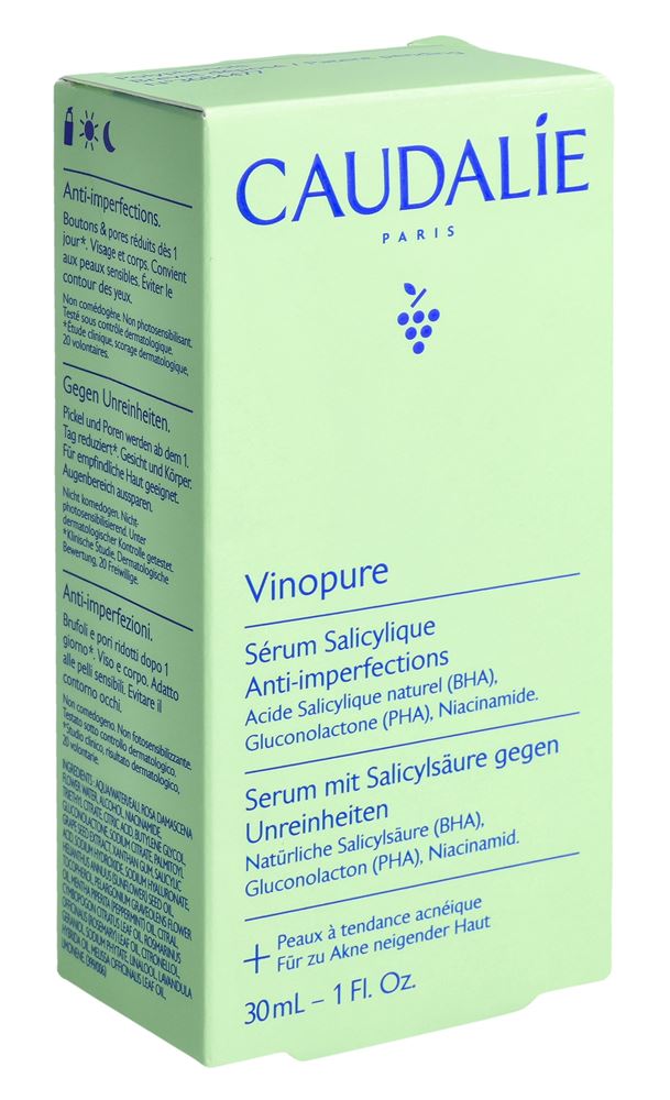 Caudalie Vinopure Serum gegen Unreinheiten 30 ml
