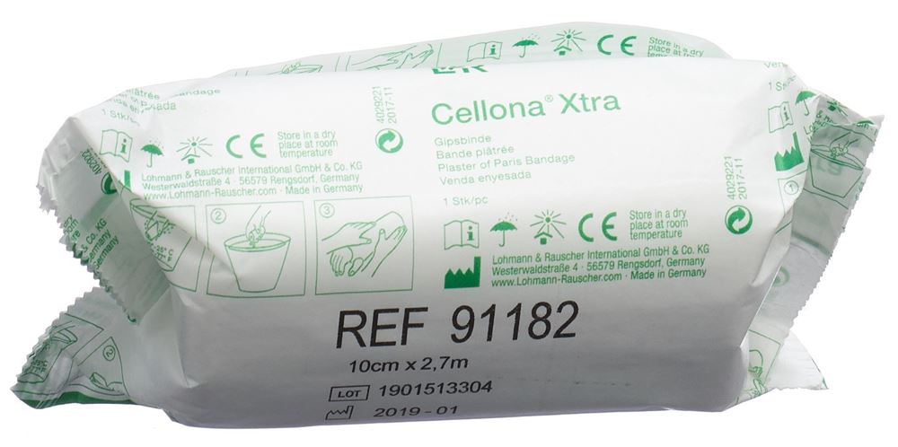 Image of Cellona Xtra Gipsbinden 2.75mx10cm weiss 60 Stk