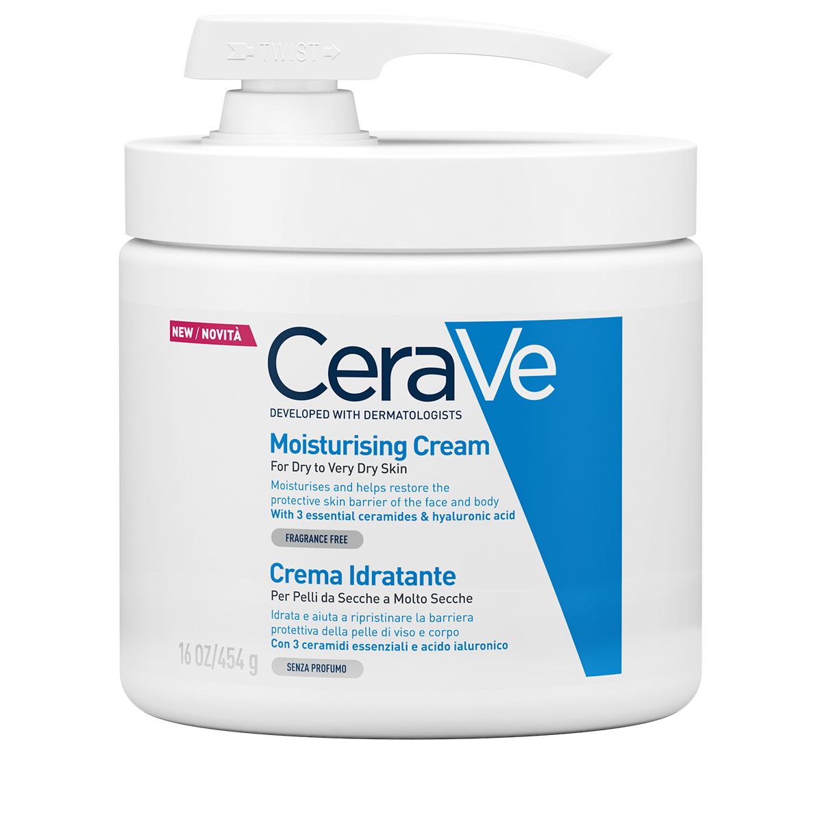 Image of CeraVe Feuchtigkeitscreme Disp 454 g
