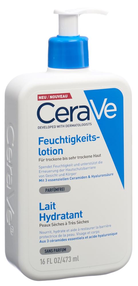 CERAVE Moisturising Lotion Feuchtigkeitsspendende Lotion für Gesicht und Körper 473ml Homme