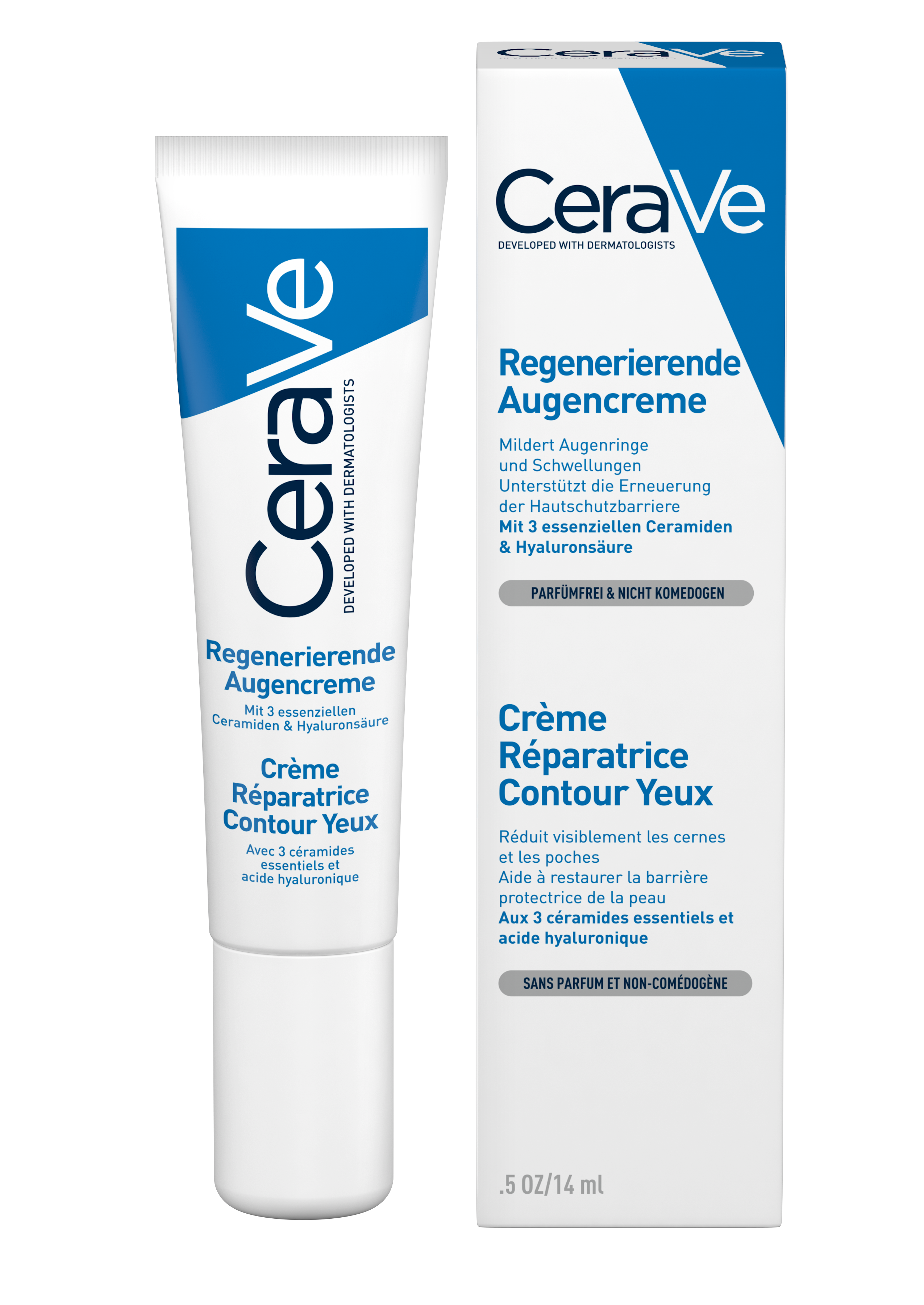 CeraVe regenerierende Augencreme Tb 14 ml | Gesichtspflege | Körperpflege & Schönheit | Ceramiden & Hyaluron | mildert Augenringe & Schwellungen