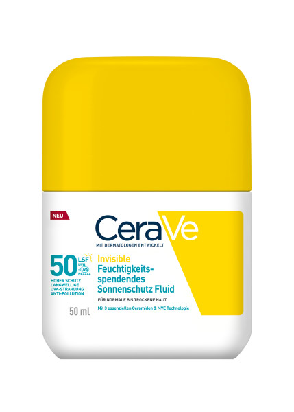CeraVe Sonnenschutz Fluid inv feuchtigkeitsspendend Lsf50 50 ml