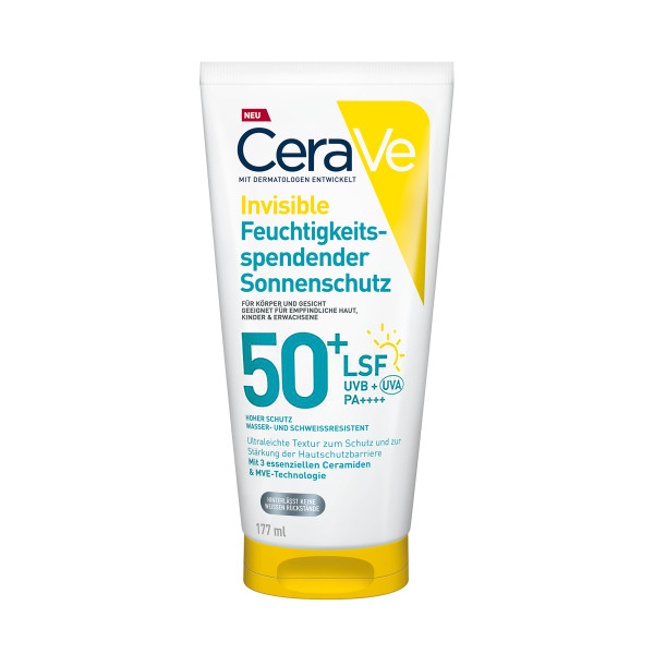 CeraVe Sonnenschutz Körper feuchtigkeitsspendend Lsf50+ 177 ml