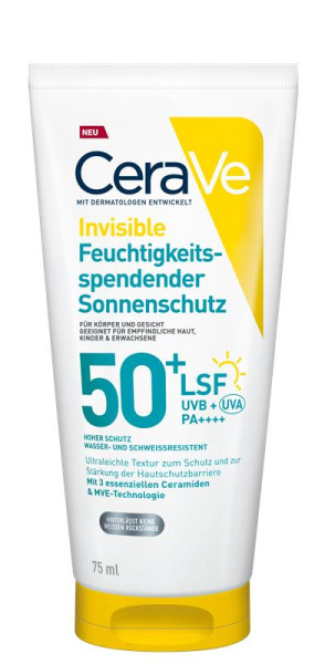 CeraVe Sonnenschutz Körper feuchtigkeitsspendend Lsf50+ 75 ml