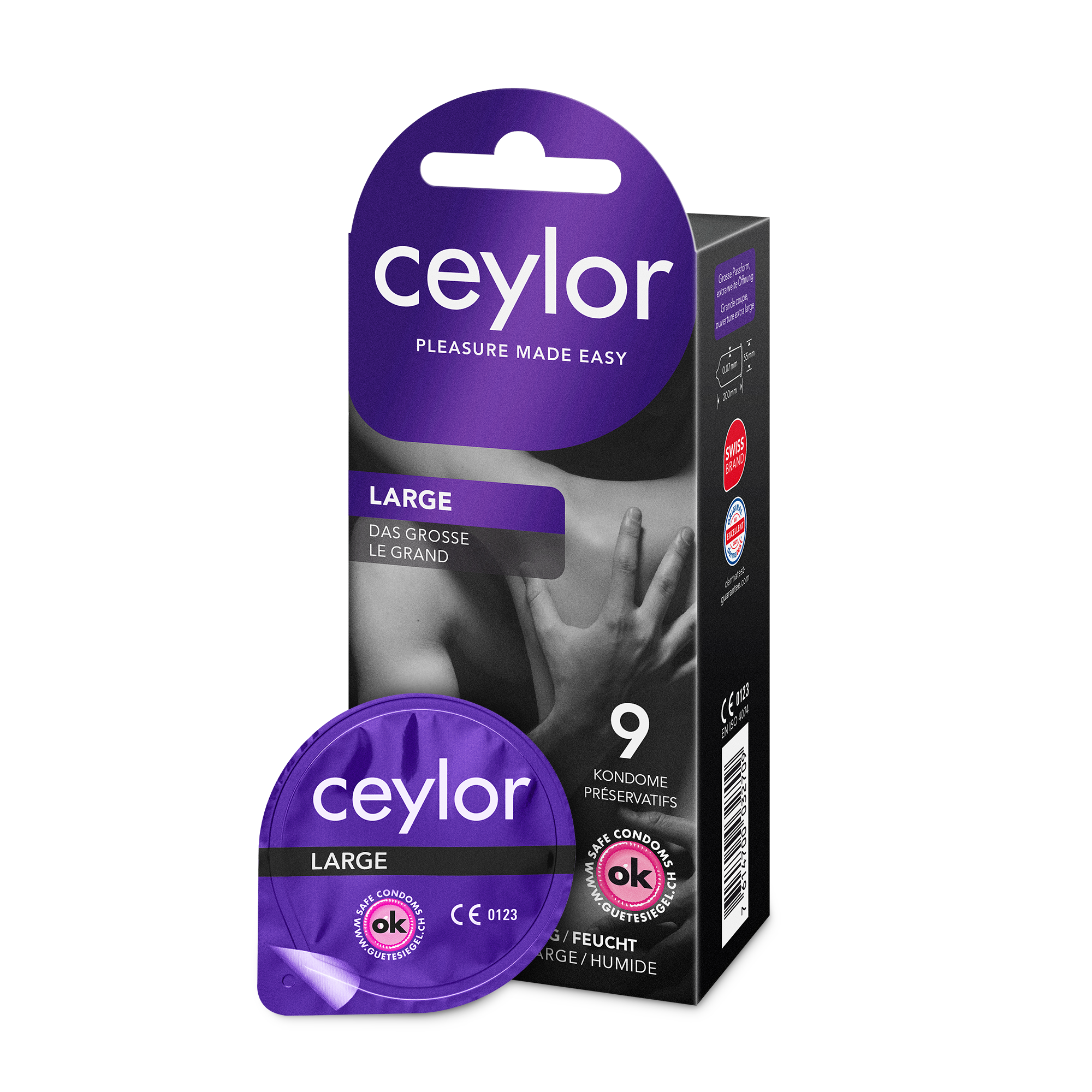 Ceylor Large préservatif 9 pce