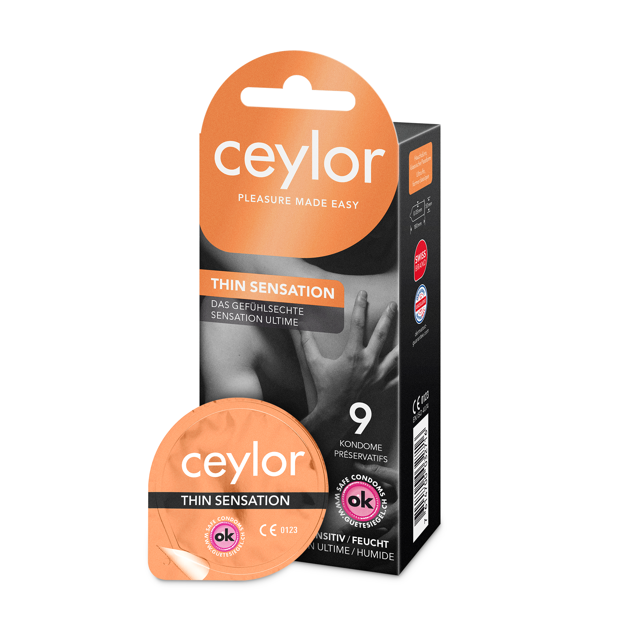 Ceylor Thin Sensation préservatif 9 pce