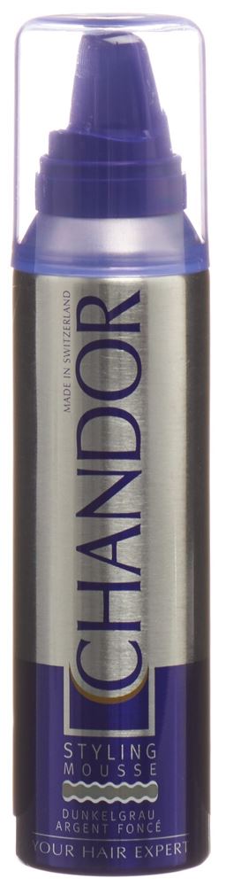 CHANDOR COLOUR Styling Mousse Dunkelgrau (150ml)