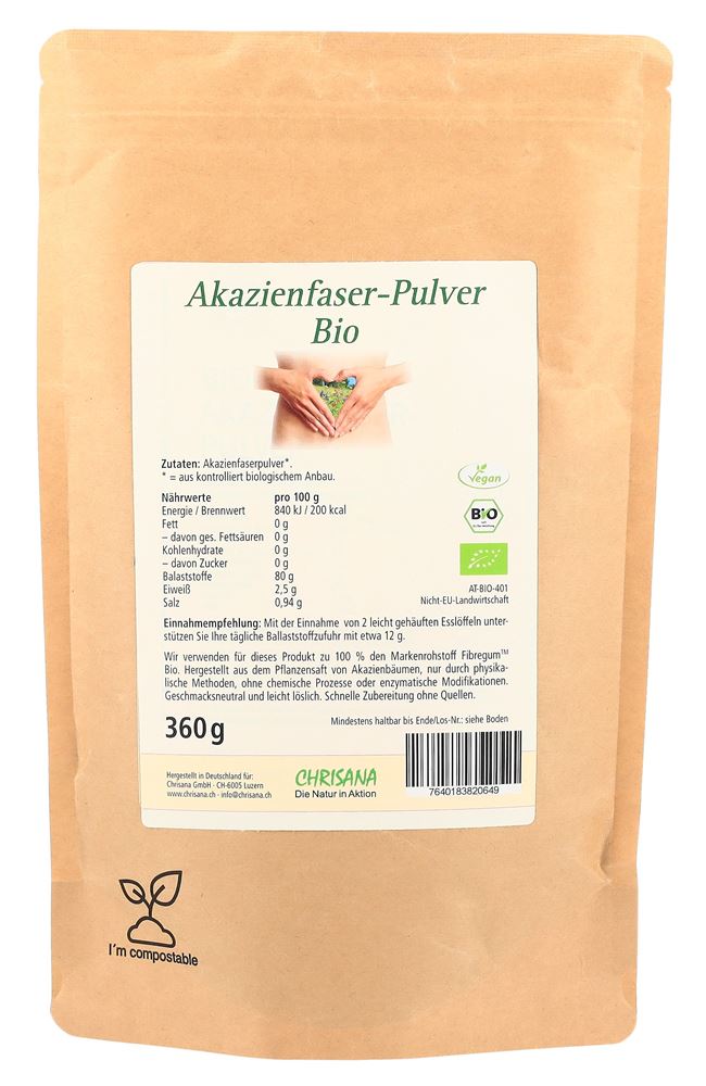 Chrisana Akazienfaser Plv Bio Ds 360 g