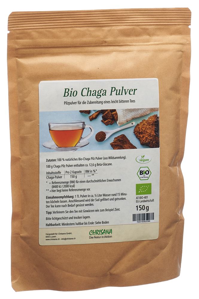Image of Chrisana Bio Chaga Plv Btl 150 g