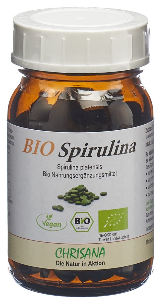 Chrisana Bio Spirulina cpr verre 250 pce