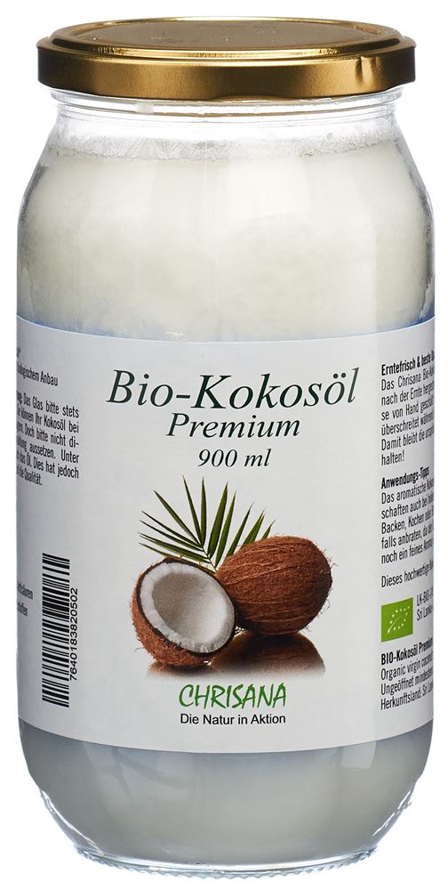 Chrisana olio di cocco bio vasetto 900 ml