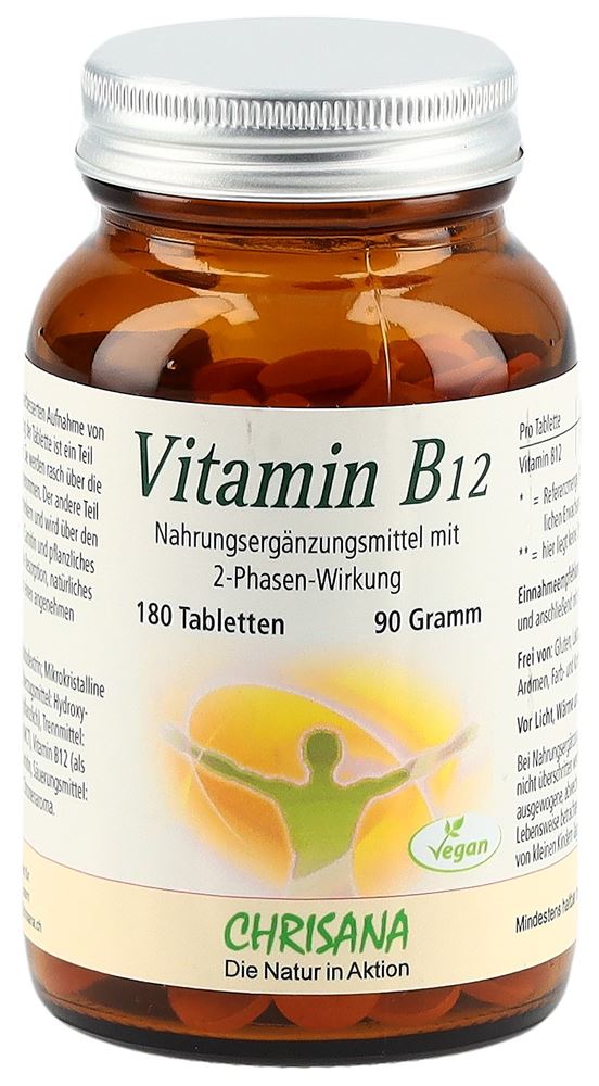 Image of Chrisana Vitamin B12 Tabl 500 mcg Ds 180 Stk