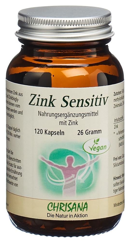 Image of Chrisana Zink Sensitiv Kaps Glas 120 Stk