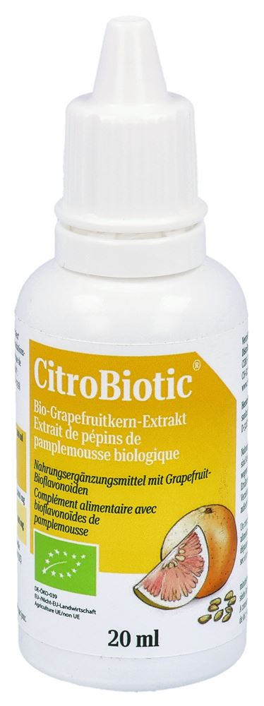 Image of Citrobiotic Grapefruitkern Extrakt Bio 20 ml