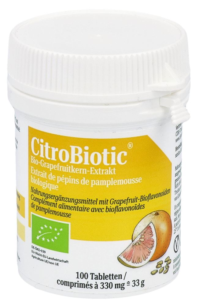 Image of Citrobiotic Grapefruitkern Extrakt Tabl Bio 100 Stk