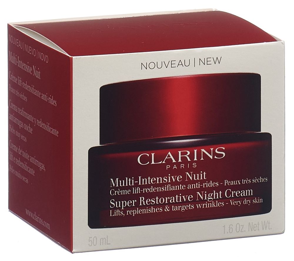 Clarins Multi-Intensive Nuit Peaux très seches 50ml Femme
