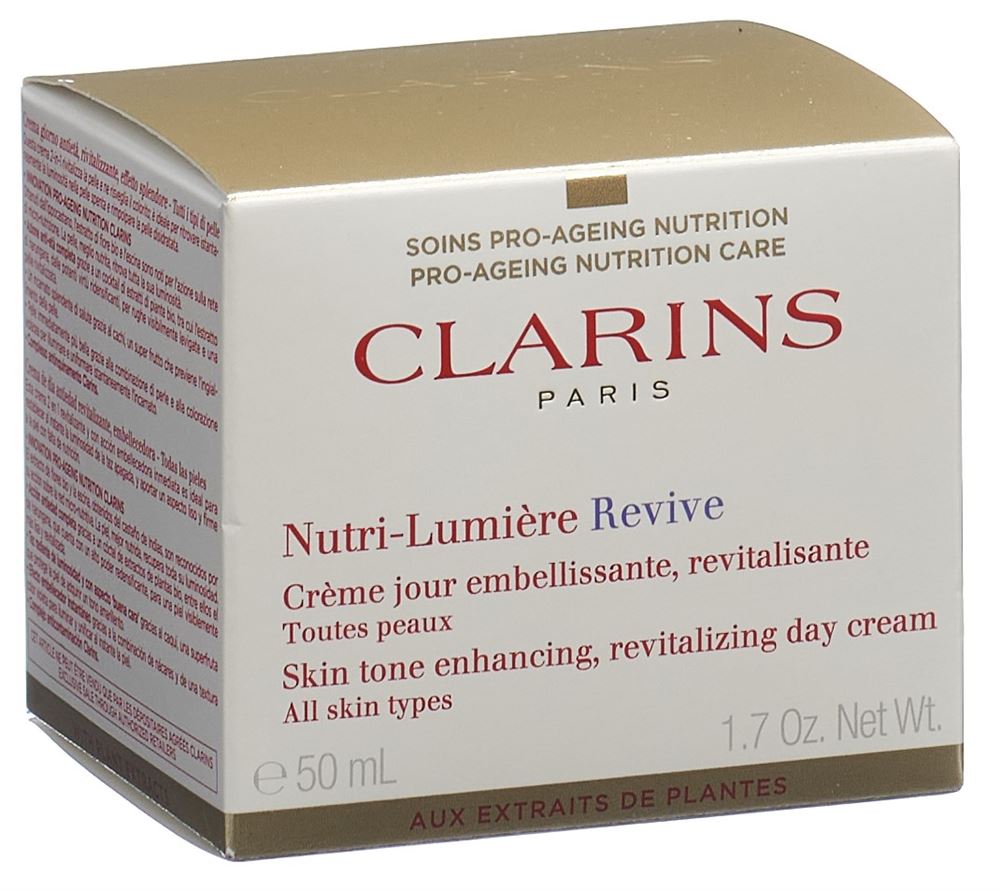 Clarins Nutri-Lumière Revive revitalizing Day Cream 50ml Femme